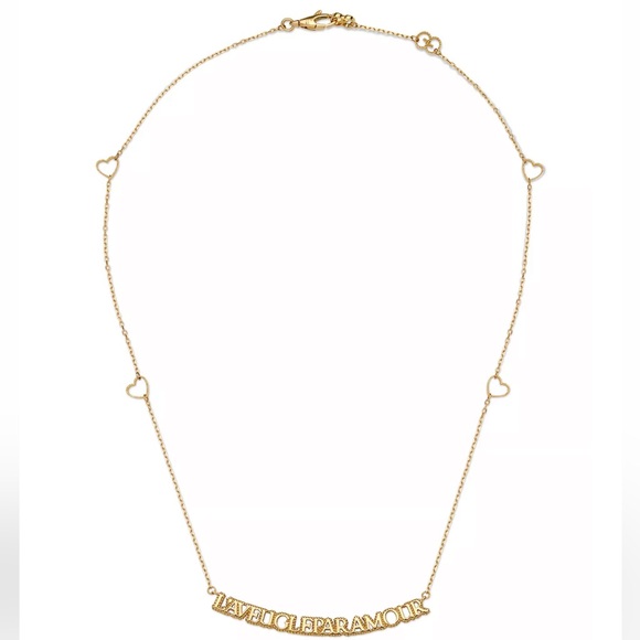 🩷SOLD🩷 GUCCI 18K Gold L'Aveugle Par Amour Necklace - Picture 1 of 7